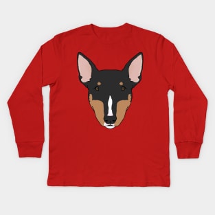 Bull Terrier Kids Long Sleeve T-Shirt